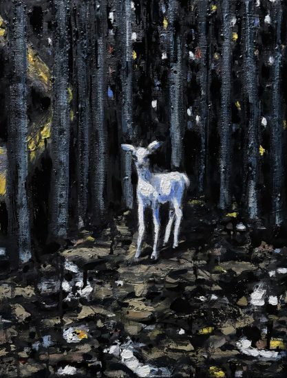 Fawn, Oil on Canvas, 16"x11" 2026