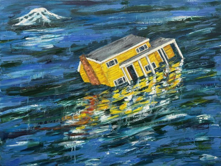 Reflection, Oil on Canvas, 30"x40" 2026