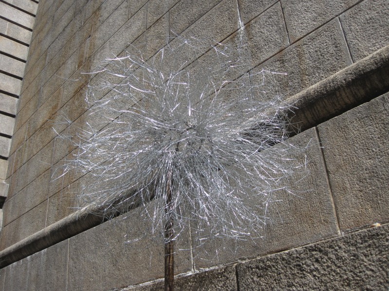 Dandelions (Detail), Steel Wire, Approx. 10 ft Each, 2013